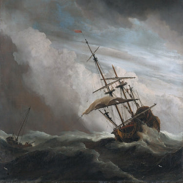 Famous Ship at Sea Canvas